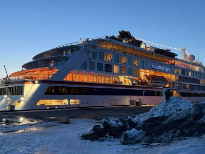 Schip Lulea aankomst